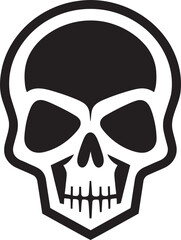 Toxicity Trophy Iconic Design of Toxic Skull Poisonous Portrait Toxic Skull Vector Logo Design