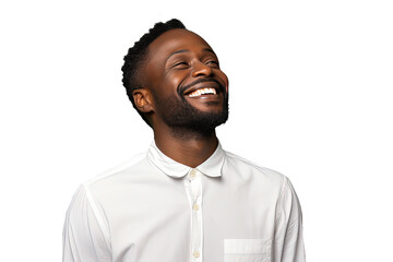 Fototapeta premium Close up of a happy african man