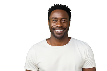 Fototapeta premium Close up of a happy african man