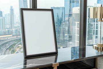 Fototapeta premium Empty Frame Mockup Concept, Frame blank mock up