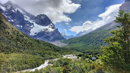 Naklejka na ściany i meble Patagonia Góry