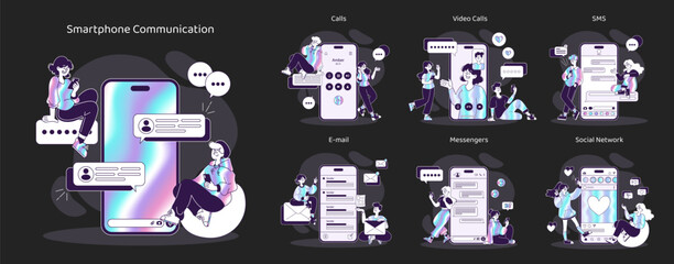 Exploring telephonic conversations, texting, and instant messaging interfaces
