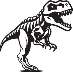 Tyrannosaurus Tribute T Rex Vector Graphic Dino Dynasty Iconic Tyrannosaurus Icon