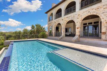 luxury swimming pool