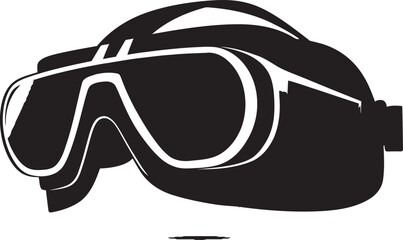 VR Visionary Goggles Vector Logo Digital Dreamland VR Goggles Iconic Design