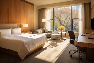 Experience Luxurious Comfort in a Stylish and Lavish JW Marriott Hotel Room