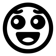 Fototapeta premium Joyful Hand Drawn Smiley Face Emoji Vector Icons for Crafts and Chat Apps