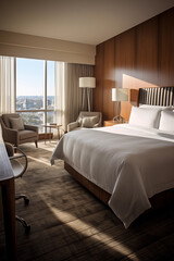 Experience Luxurious Comfort in a Stylish and Lavish JW Marriott Hotel Room