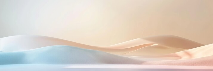 Soft fabric texture with pastel color gradient
