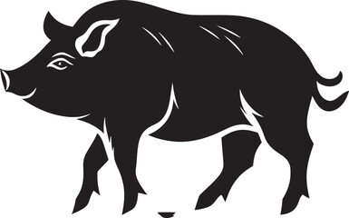 Tribal Tusk Iconic Boar Logo Emblem Boar Blaze Wild Boar Vector Symbol