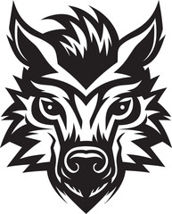 Obraz premium Boar Blitz Iconic Vector Symbol Tusked Tempest Wild Boar Logo Graphics