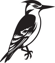 Fototapeta premium Vibrant Vigor Iconic Woodpecker Symbol Graphics Woody Whirlwind Woodpecker Emblematic Logo