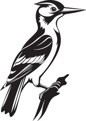 Primal Peck Vector Woodpecker Icon Design Timber Thrive Iconic Logo with Woodpecker Emblem