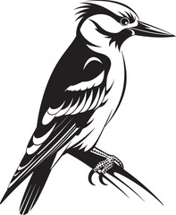 Avian Artistry Woodpecker Symbol Icon Vibrant Vigor Vector Logo Design with Woodpecker Emblem