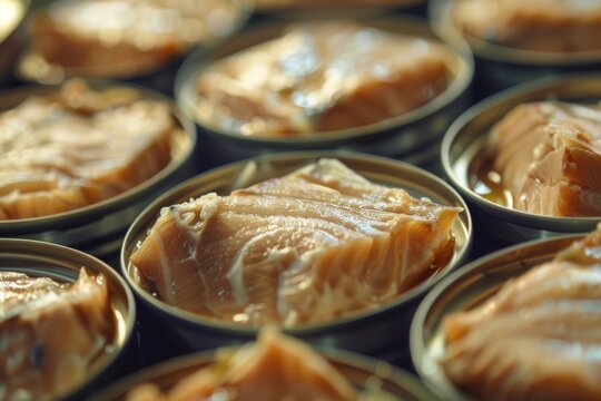 Focused on canned tuna