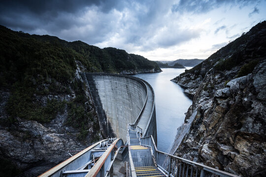 Gordon Dam in Tasmania Australia
