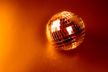 Shining disco ball as a background.