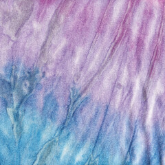 Washed Out 1980s Pink Blue Tie Dye Fabric Texture