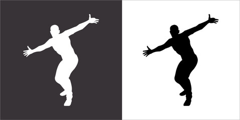  IIlustration Vector graphics of dance dance icon