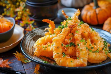 Photo of pumpkin in batter