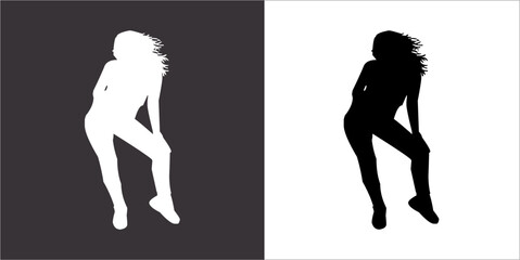  IIlustration Vector graphics of dance dance icon