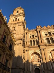 Fototapeta premium Malaga cathedral. The Cathedral of Málaga is a Roman Catholic church in the city of Málaga in Andalusia in southern Spain