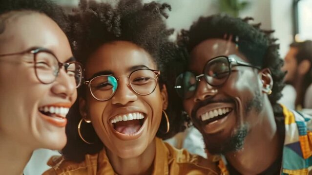 group of multicultural adult multiethnic diverse business people diversity inclusivity concept Generative AI 