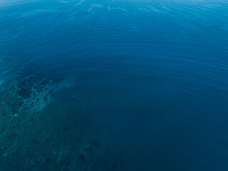 Aerial view of beautiful sea surface