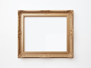 Antique gold blank frame