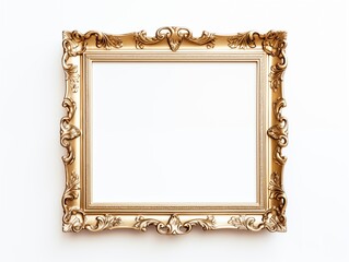 Antique gold blank frame