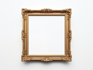 Antique gold blank frame