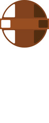Chocolate lollipop icon
