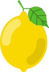 Fresh lemon fruit on summer season