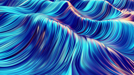 Fototapeta premium Abstract Aqua Turbulence: Dynamic Water Patterns in Shades of Blue