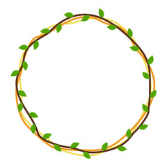 Frame Border Vine art Vector design 