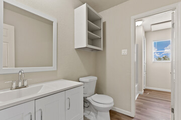 a home bathroom