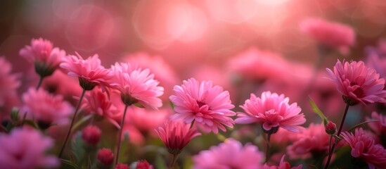 Vibrant Pink Flowers Wallpapers - Natural Beauty and Serenity in Floral Patterns for Background Design