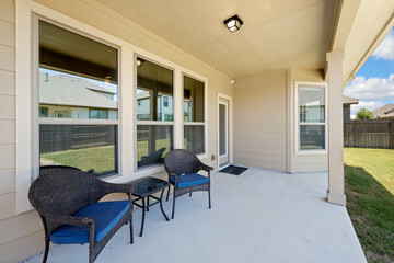 a back patio 
