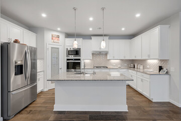 a home kitchen