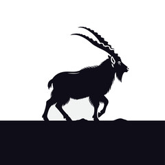 Markhor Logo Icon Simple and Clean