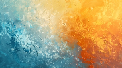 Color Symphony: Multi-layered Abstract Oil Painting