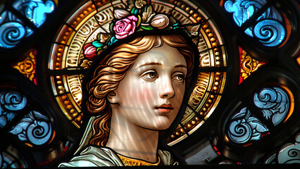 Renaissance Reverie: Stained Glass Artistry