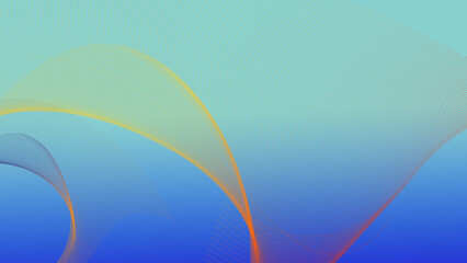 blue background with attractive colored waves.