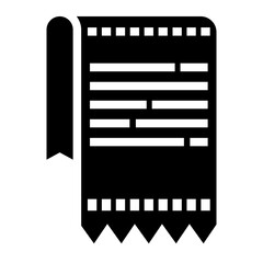 Invoice bill document vector icon