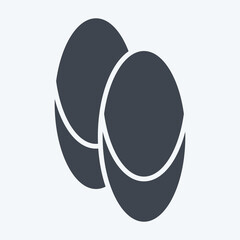 Fototapeta premium Icon Shoes. related to Theatre Gradient symbol. glyph style. simple design editable. simple illustration