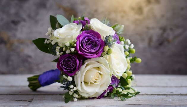 Wedding bouquet. Funeral symbol