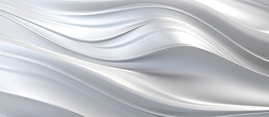 This close-up view showcases a white background with elegant wavy lines, creating a visually dynamic and intriguing pattern. The waves form a mesmerizing and unique texture against the pristine white