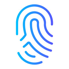 fingerprint Gradient icon