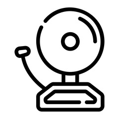 fire alarm Line Icon