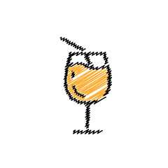 juice scribble icon